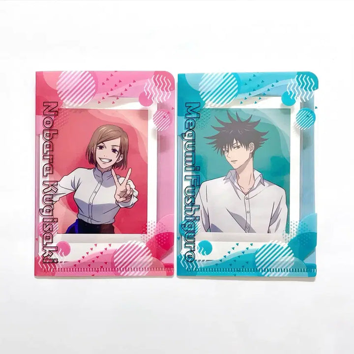 [BUNJANG] Jujutsu Kaisen Megumi &amp; Nobara Clear File and Pashacore Set / 주술회전 메구미 노바라 파샤코레 파일 세트