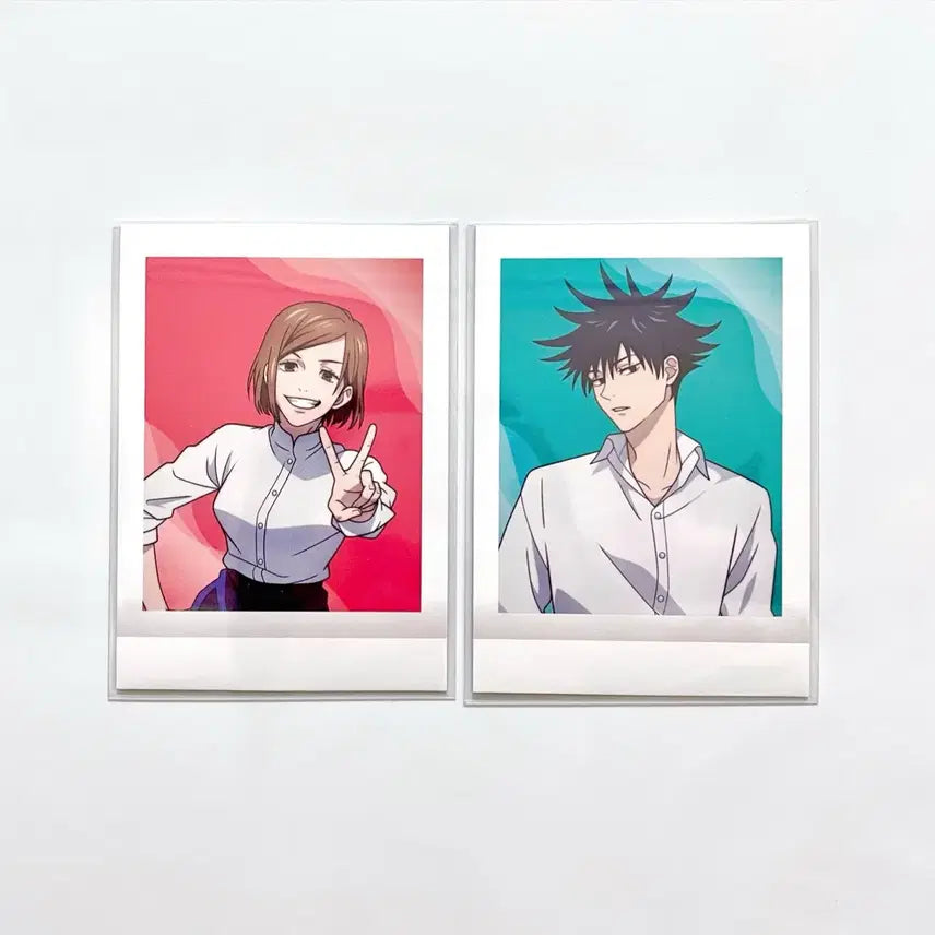 [BUNJANG] Jujutsu Kaisen Megumi &amp; Nobara Clear File and Pashacore Set / 주술회전 메구미 노바라 파샤코레 파일 세트