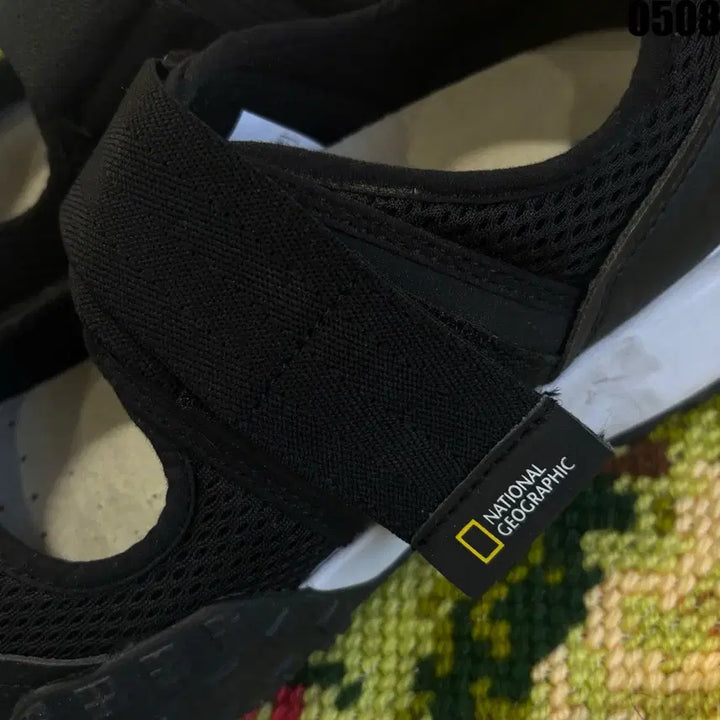 [BUNJANG] National Lemouton Black Mary Jane Sneakers (240) / 네셔널 르무통 블랙 메리제인 운동화 240