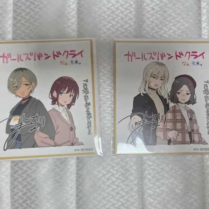 [BUNJANG] Bocchi the Rock! Part 2 Shikishi Board Set / 걸즈 밴드 크라이 후편 색지 2종