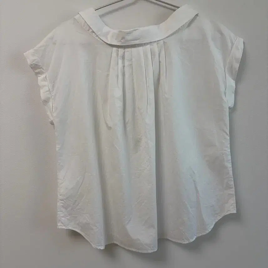 [BUNJANG] Ray Beams White Short Sleeve Blouse / Ray Beams 화이트 반팔 블라우스