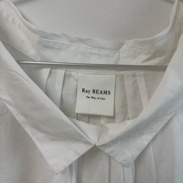 [BUNJANG] Ray Beams White Short Sleeve Blouse / Ray Beams 화이트 반팔 블라우스