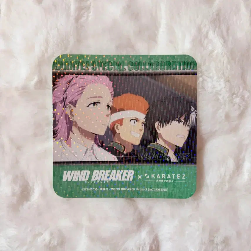 [BUNJANG] Winbre Karaoke Collaboration Limited Edition Hologram Coaster Sakura Haruka Kiryu Mitsuki / 윈브레 가라오케 콜라보 특전 홀로그램 코스터 사쿠라 하루카 키류 미츠키