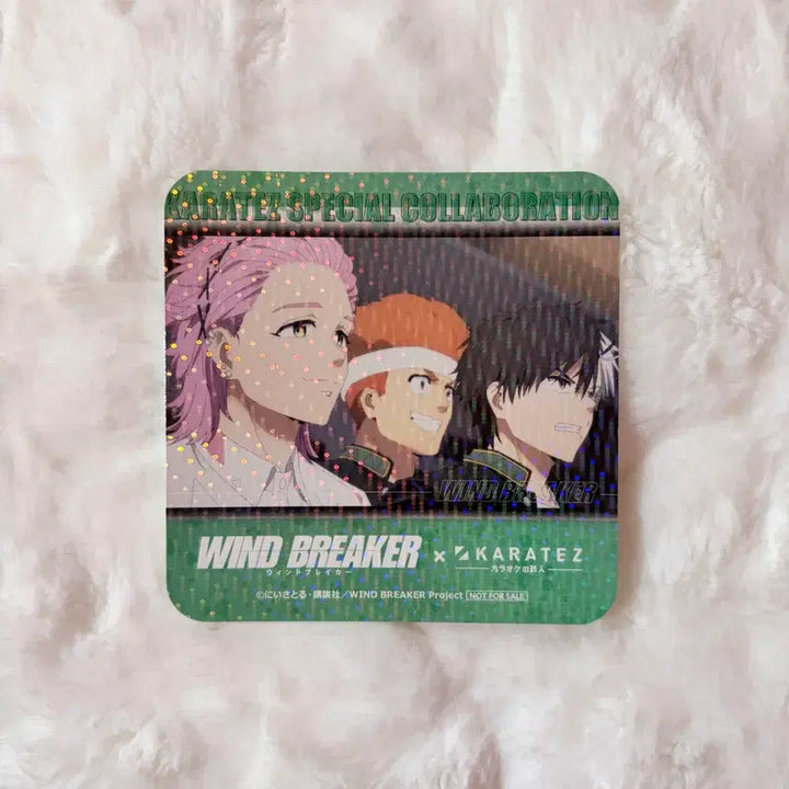 [BUNJANG] Winbre Karaoke Collaboration Limited Edition Hologram Coaster Sakura Haruka Kiryu Mitsuki / 윈브레 가라오케 콜라보 특전 홀로그램 코스터 사쿠라 하루카 키류 미츠키