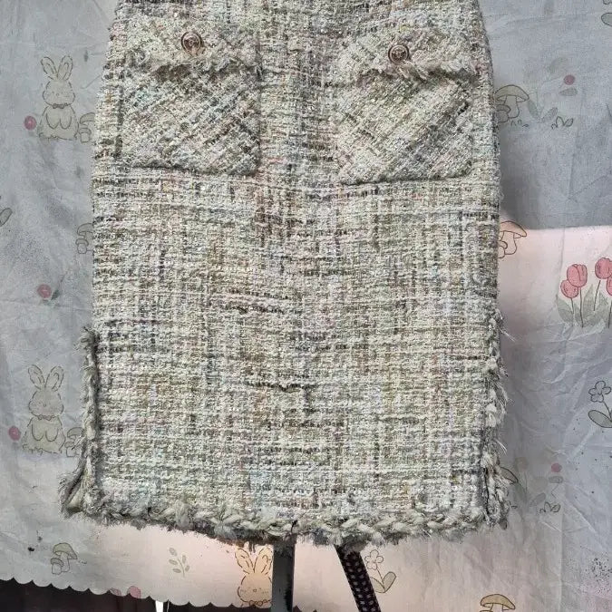 [BUNJANG] MICHAA Tweed Midi Skirt / 미샤   트위드   스커트