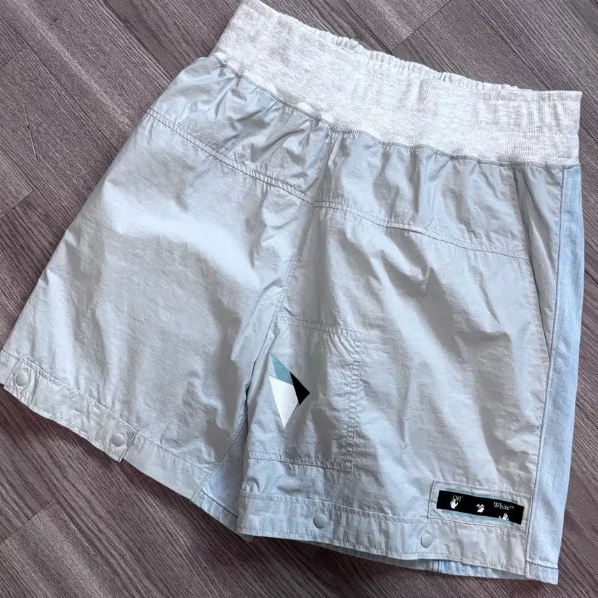 [BUNJANG] Off-White Artwork Custom Short Pants / [31~34] off-white, 아트워크 쇼트팬츠