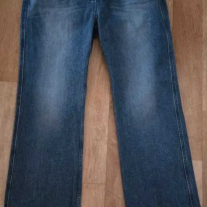 [BUNJANG] Bellier Cotton Straight Fit Washed Denim Pants / 벨리에 코튼 스트레이트핏 데님 31