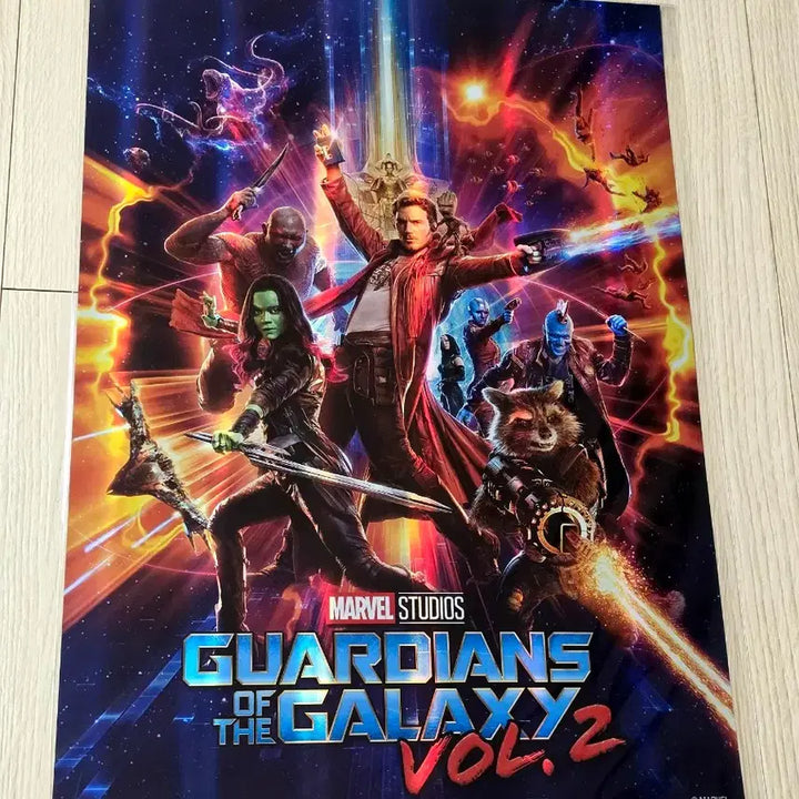 [BUNJANG] Guardians of the Galaxy Vol. 2 Official A3 Poster / [초희귀한정판]영화 가디언즈오브갤럭시 Vol.2 공식 포스터(A3)