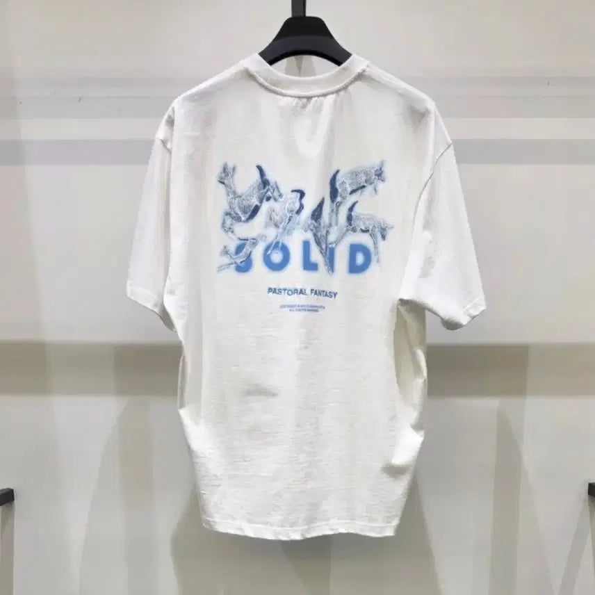 [BUNJANG] Solid Homme Short Sleeve T-Shirt (Size 110/52) - Sealed New Product / 솔리드옴므 반팔티 미개봉 새제품 110(52) 사이즈