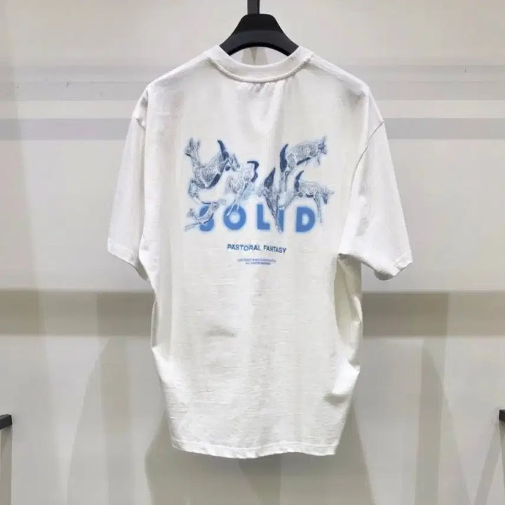 [BUNJANG] Solid Homme Short Sleeve T-Shirt (Size 110/52) - Sealed New Product / 솔리드옴므 반팔티 미개봉 새제품 110(52) 사이즈