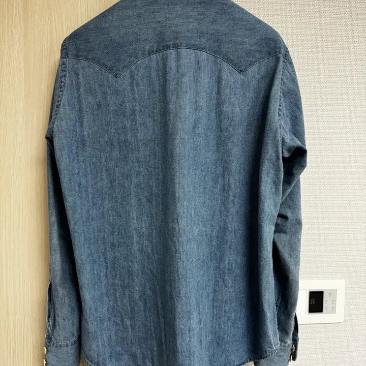 [BUNJANG] Drakes Denim Western Shirt - Size L / 드레익스 데님 웨스턴 셔츠 L