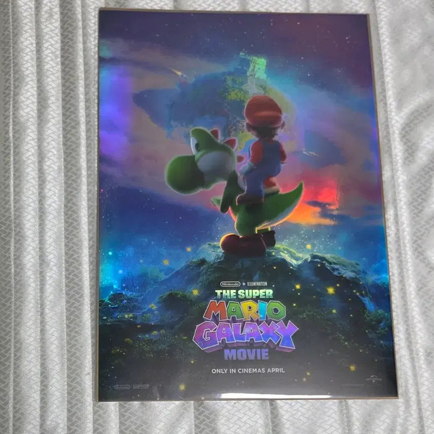 [BUNJANG] Super Mario Galaxy Movie Goods Package Poster / 슈퍼마리오 갤럭시 무비 굿즈패키지 포스터