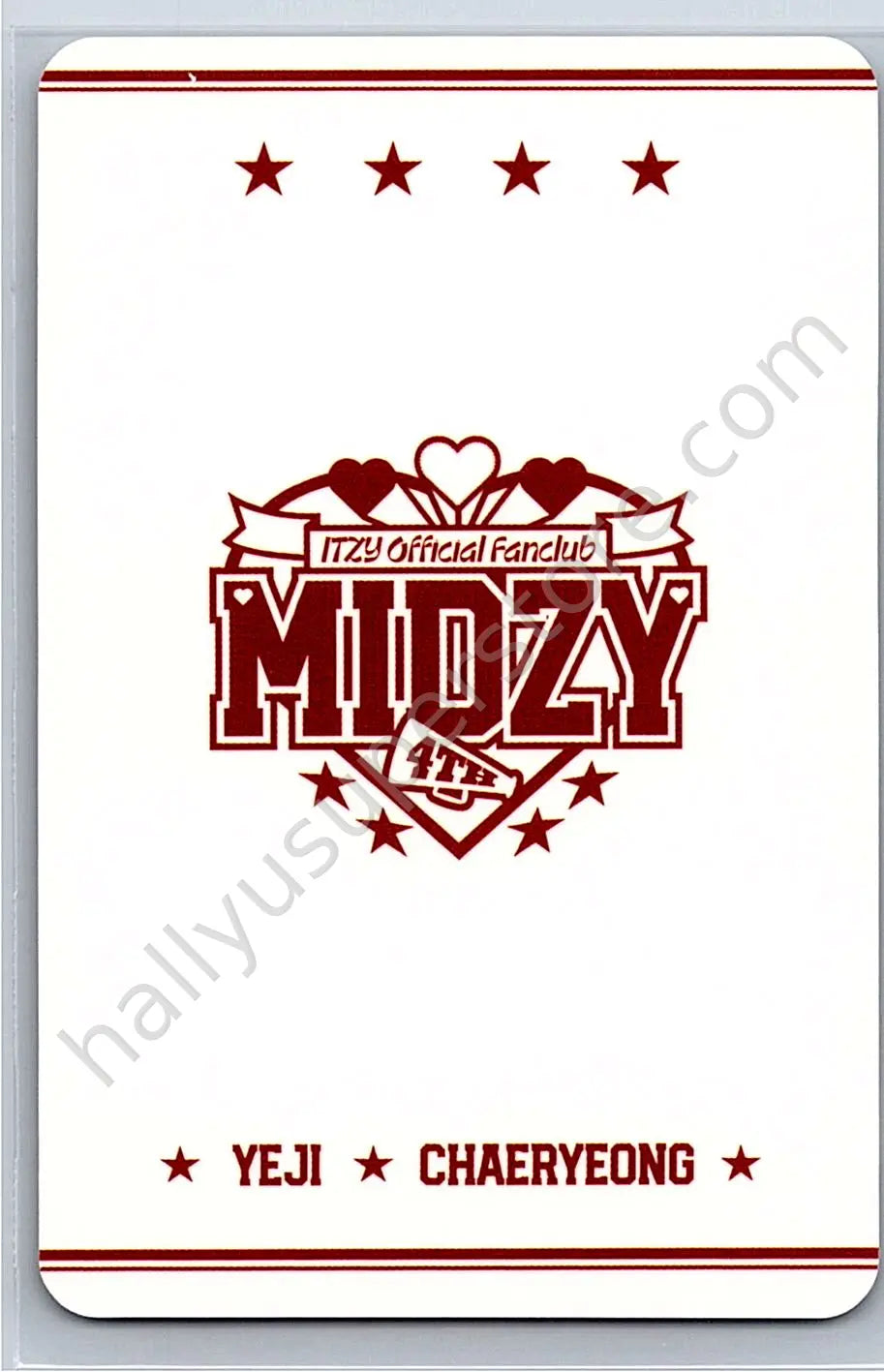 ITZY - Unit - ITZY Official Fanclub MIDZY 4th Generation fanclub photocard set