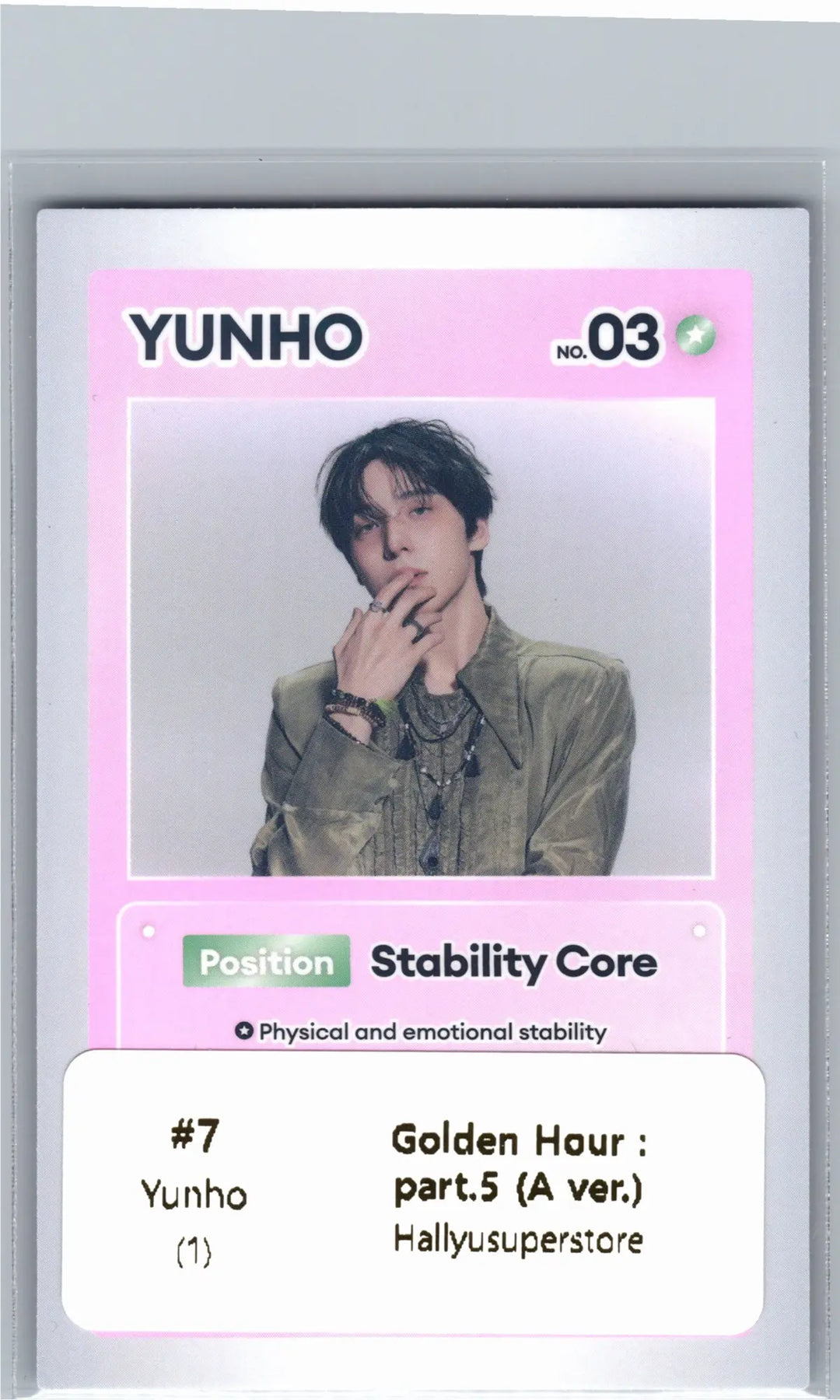 ATEEZ "GOLDEN HOUR : Part.5" - Official Photocard (A ver.) [26.06.26]