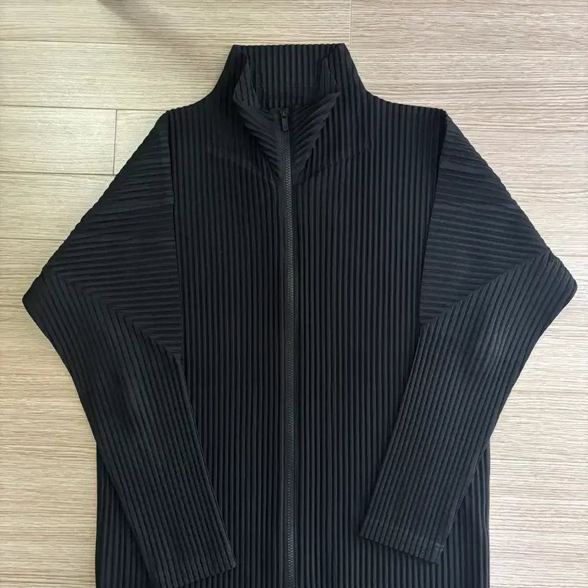 [BUNJANG] Homme Plissé Issey Miyake Zip-Up Black Size 3 / 이세이미야케 옴므플리세 집업 블랙 3size