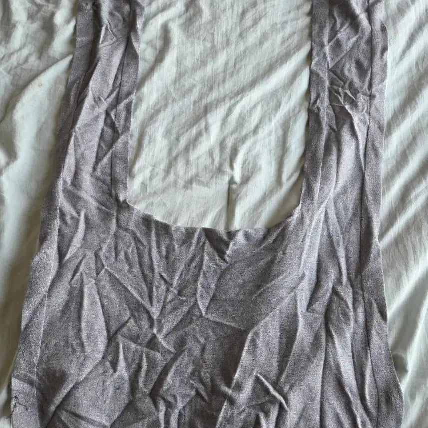 [BUNJANG] Gray Knit Shawl / 회색 니트 숄