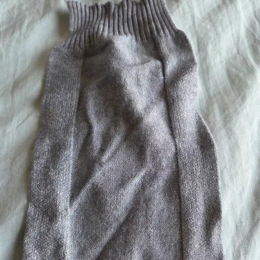 [BUNJANG] Gray Knit Shawl / 회색 니트 숄