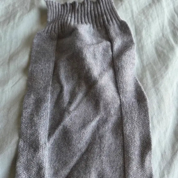 [BUNJANG] Gray Knit Shawl / 회색 니트 숄