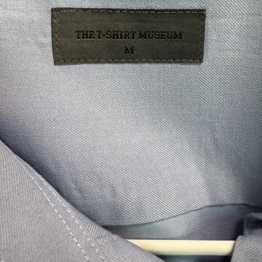 [BUNJANG] Dirty Museum Blue Minimal Shirt M Size / [M] 더티셔츠뮤지엄 블루 미니멀 셔츠