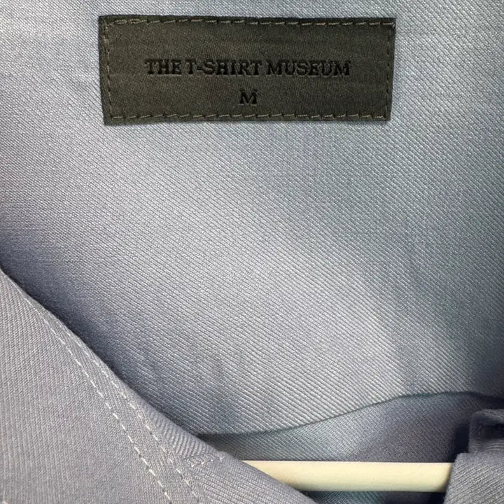 [BUNJANG] Dirty Museum Blue Minimal Shirt M Size / [M] 더티셔츠뮤지엄 블루 미니멀 셔츠