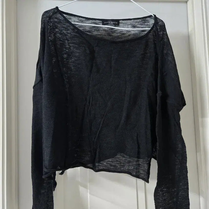 [BUNJANG] Black Knit Top / 블랙 니트