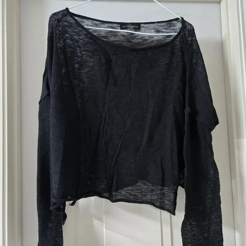 [BUNJANG] Black Knit Top / 블랙 니트