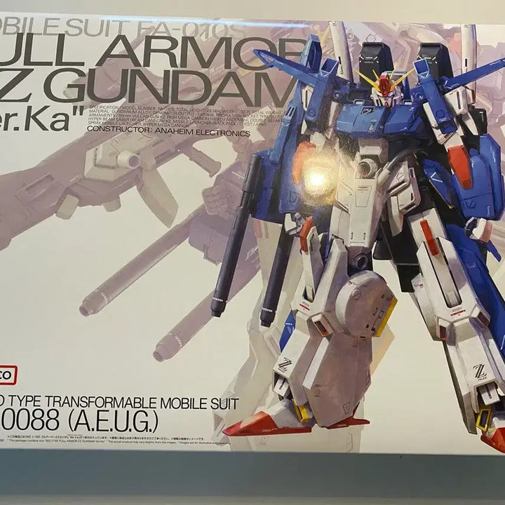 [BUNJANG] MG Full Armor ZZ Gundam Ver.Ka Model Kit / MG 풀아머 ZZ 건담 Ver.Ka 프라모델