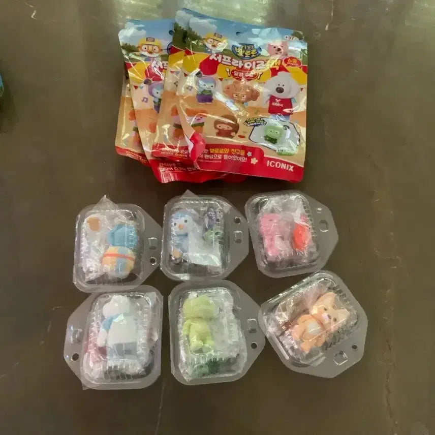 [BUNJANG] Pororo Sweet Food Surprise Bag 2 Full Set (6 types) / 뽀로로 달콤푸드 서프라이즈백2 6종 일괄
