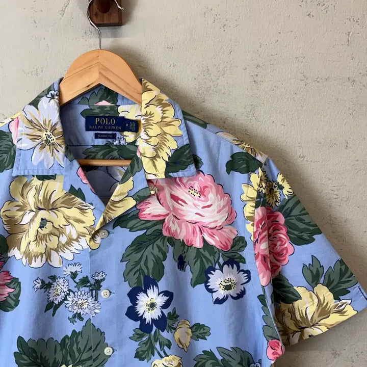 [BUNJANG] Polo Ralph Lauren Floral Oxford Shirt / [M] 폴로 랄프로렌 플로랄 옥스포드 셔츠