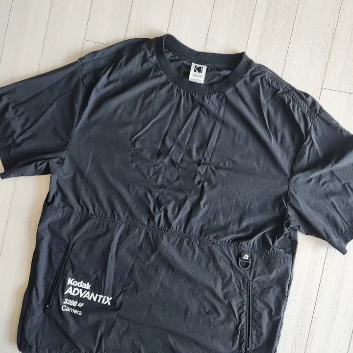 [BUNJANG] Kodak Apparel Advantics Woven Short Sleeve T-shirt Black XL / 코닥어패럴 어드벤틱스 우븐 반팔티 K2223LWT31 사이즈110 2xl