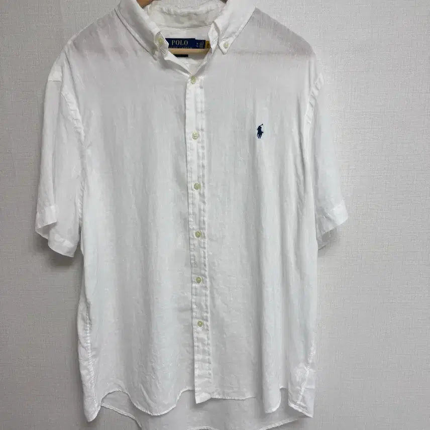 [BUNJANG] Polo Ralph Lauren Linen Shirt XL / 폴로 랄프로렌 린넨 셔츠 정품 QR가능 XL