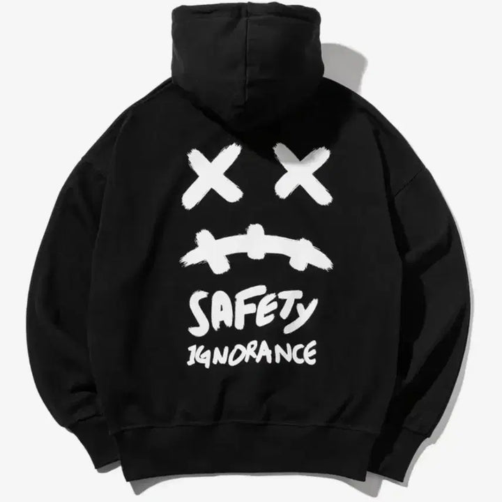 [BUNJANG] Massnoun Black Logo Hoodie / massnoun 블랙 후드티