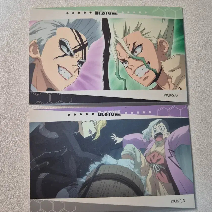 [BUNJANG] Dr. Stone Anime Cards (Set of 2) / 일본 애니 닥터스톤 카드 2장