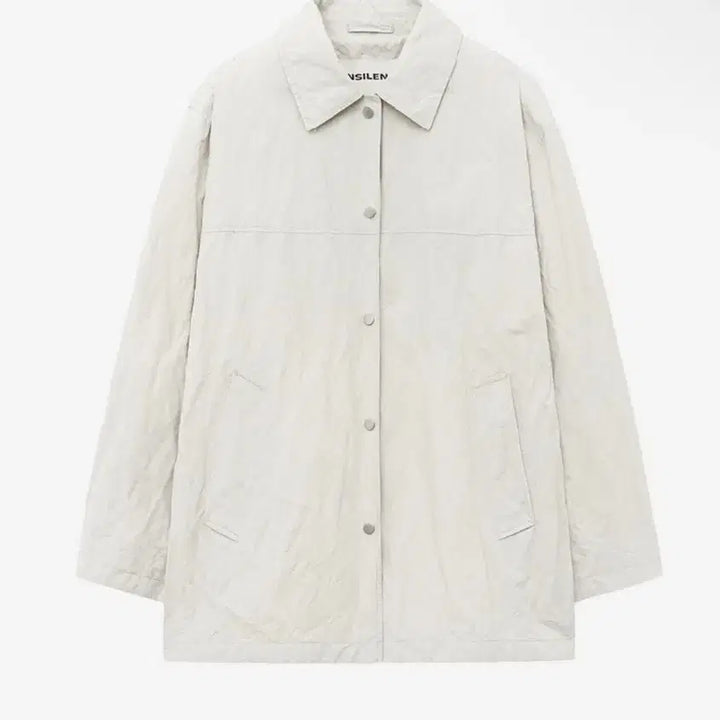 [BUNJANG] In Silence Woman Wrinkle Oversized Half Trench Coat / 인사일런스우먼 링클 오버핏 하프 트렌치