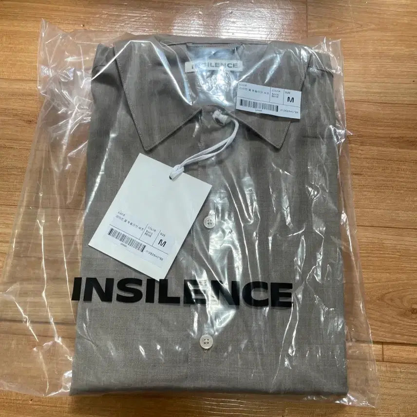 [BUNJANG] InSilence Light Wool Short Sleeve Shirt - Sand Beige (Size M) / 인사일런스 라이트 울 숏슬리브 셔츠 SAND BEIGE M사이즈