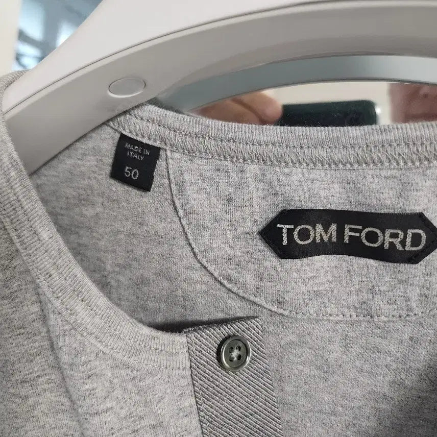 [BUNJANG] Tom Ford Henry Neck T-Shirt Size 50 / 톰포드 반팔 헨리넥(50)95
