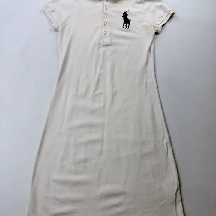 [BUNJANG] Polo Ralph Lauren Big Pony White Dress / 폴로 랄프로렌 빅포니 화이트 원피스