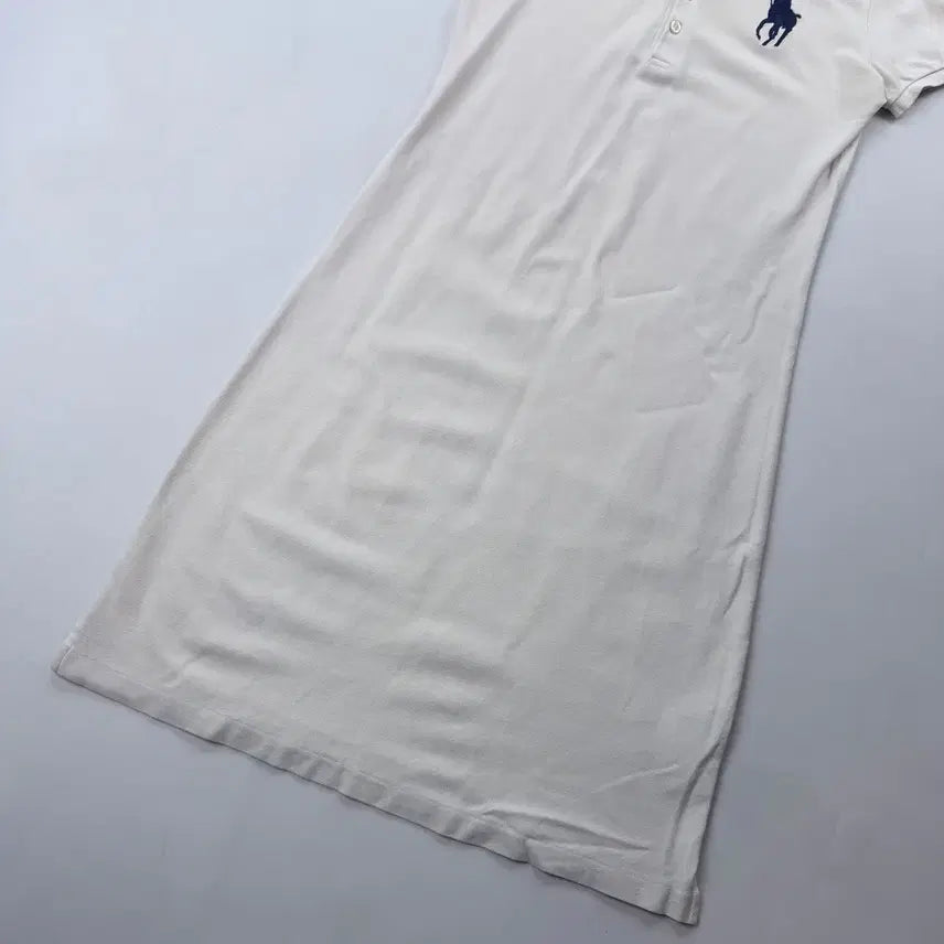 [BUNJANG] Polo Ralph Lauren Big Pony White Dress / 폴로 랄프로렌 빅포니 화이트 원피스