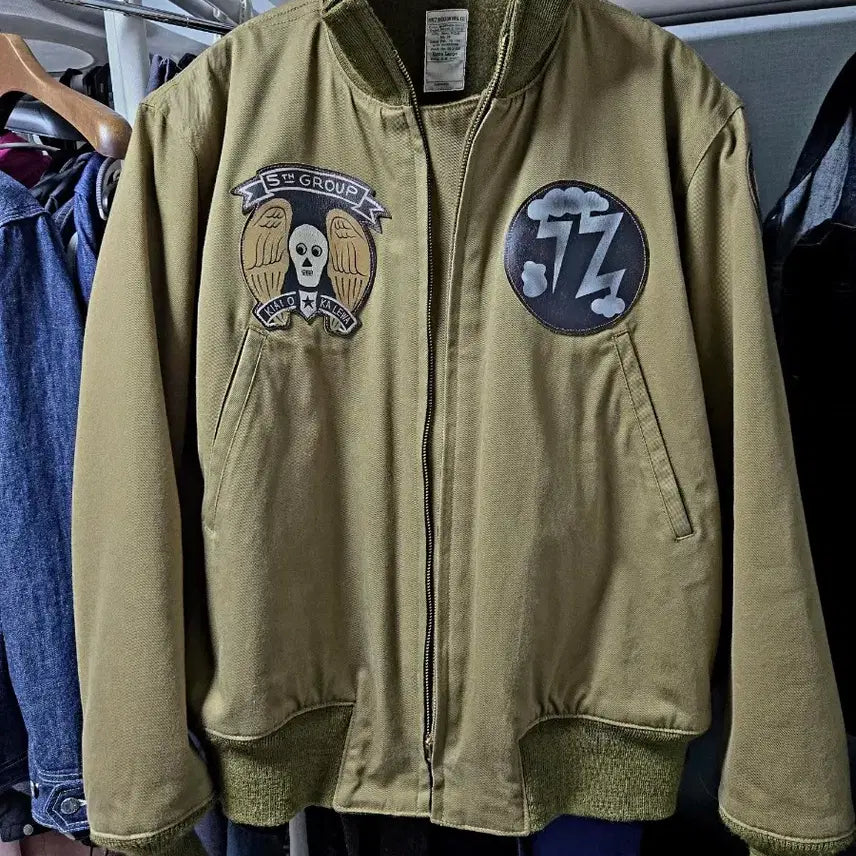 [BUNJANG] Buzz Rickson 72nd Bomb Wing Tanker Jacket XL / 버즈릭슨 탱커 자켓 XL(42) BOMBER BARONS