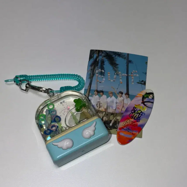 [BUNJANG] NCT Wish Unsealed Album Keychain / [개봉] 엔시티 위시 컬러 서프 앨범 키링