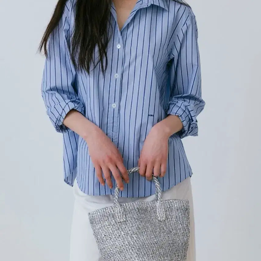 [BUNJANG] Eurbanic30 Allen Stripe Shirt / 얼바닉30 Allen Stripe Shirt