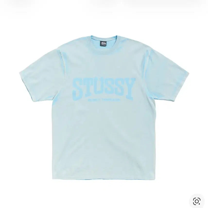 [BUNJANG] Stussy Billie Stonewashed Tee Sky Blue / 스투시 빌리 스톤 워시드 티 스카이 블루
