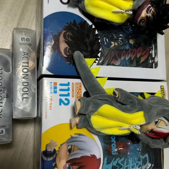 [BUNJANG] My Hero Academia Nendoroid Todoroki Shoto Dabi Figure Set / 히로아카 나히아 토도로키 쇼토 다비 넨도로이드+옷+바디