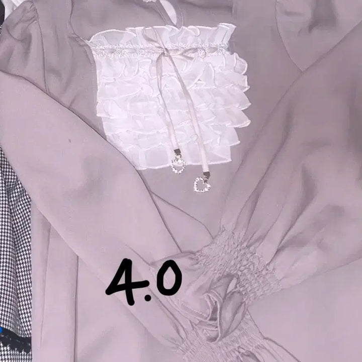 [BUNJANG] Rosita Made Like Frill Choker Blouse / 로지타 메이드라이크 프릴초커 블라우스 리즈리사디마럽마즈시허니피움노에미