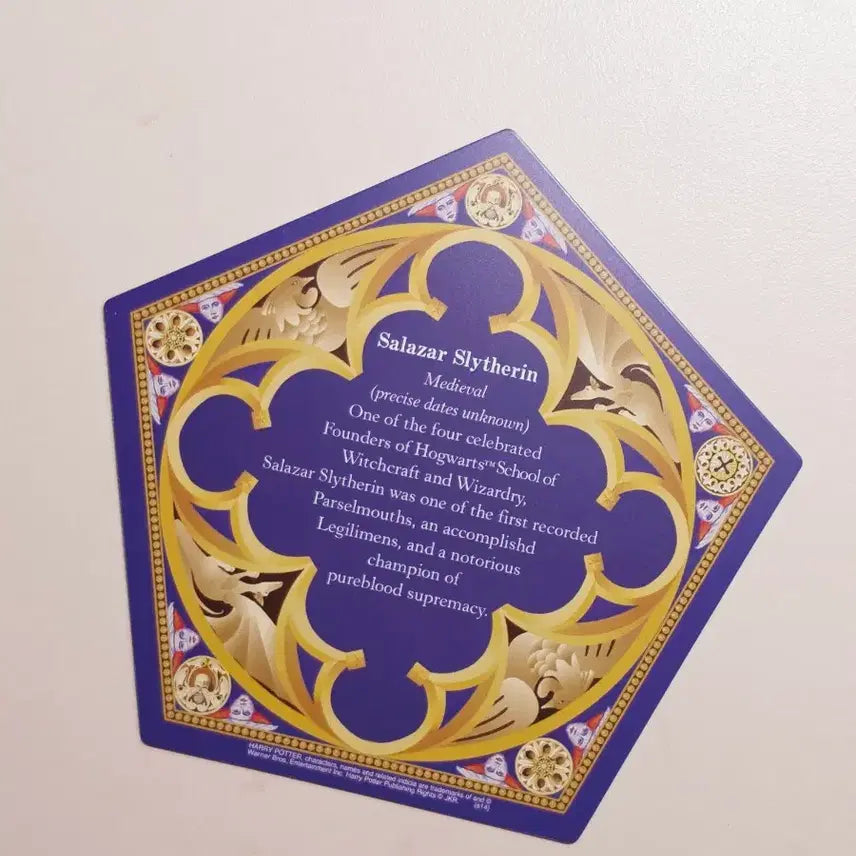 [BUNJANG] Universal Studios Harry Potter Chocolate Frog Card - Slytherin / 유니버셜 스튜디오 해리포터 개구리 초콜릿 카드 슬리데린