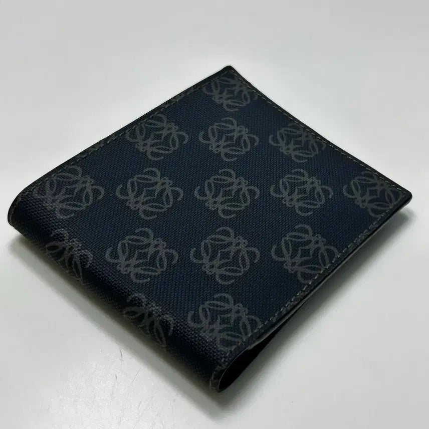 [BUNJANG] Loewe Logo Check Bi-fold Wallet / 정품 로에베 로고체크 남성 반지갑