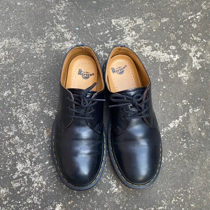 [BUNJANG] Dr. Martens 1461 Black Smooth Leather Shoes / (39) 닥터마틴 1461 블랙 스무스 255