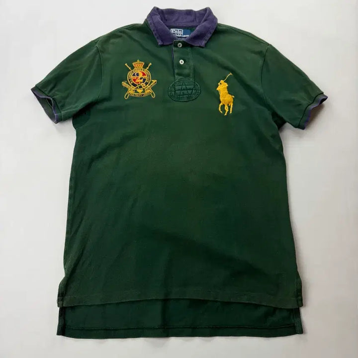 [BUNJANG] Polo Ralph Lauren Big Pony Chieftain Polo Shirt / 폴로 랄프로렌 빅포니 치프키프 그린 카라티