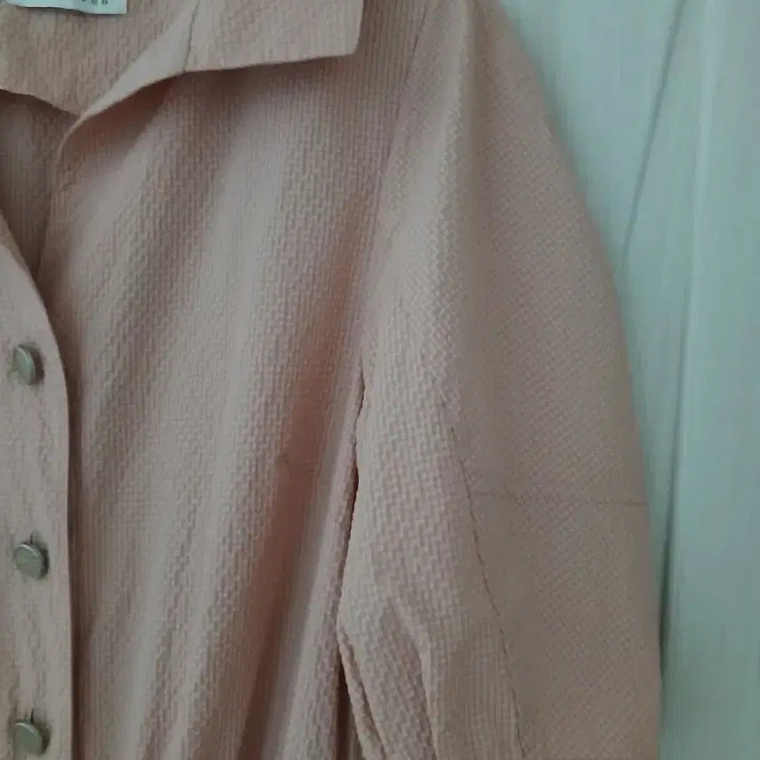 [BUNJANG] Lenibon 22 Seersucker Wrap Style Short Sleeve Long Dress / 레니본 22 시어서커 랩스타일 반팔 롱 원피스