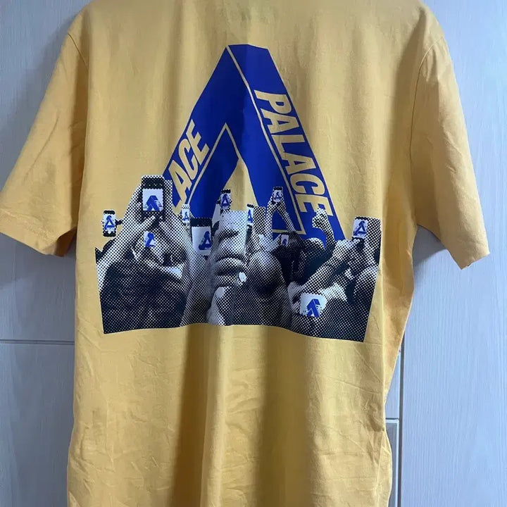 [BUNJANG] Palace Tri-Ferno T-Shirt Yellow L / 팔라스 트라이폰 티셔츠 L 옐로우